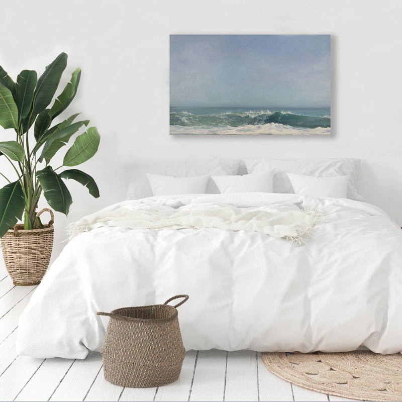 Morning Breaker, Seascape by Annie Wildey, bedroom Interior